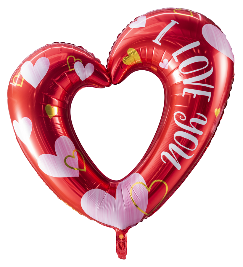 40" Open Heart I Love You Supershape Balloon