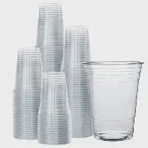 PLASTIC CLEAR CUPS