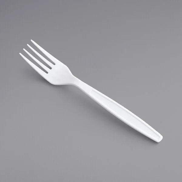 Plastic Forks White 100ct