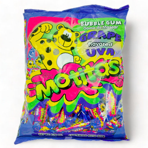 Adams Motitas Uva Grape Mexican Bubble Gum