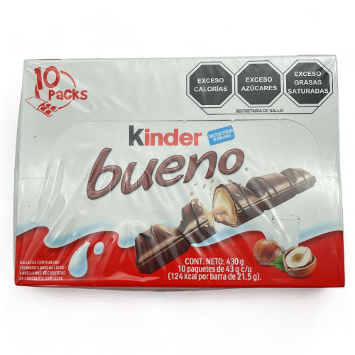 Kinder Bueno Chocolate Bars 10ct