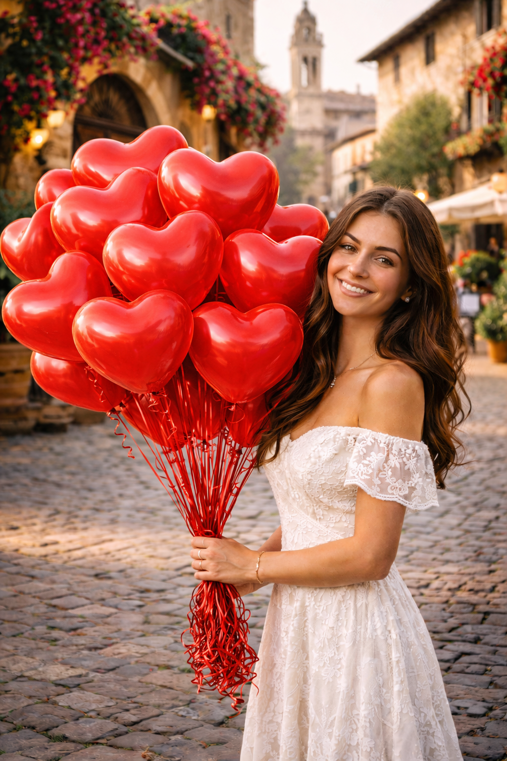 11" Red Heart Latex Balloons – 12,24 or 50 Count (INFLATED ONLY) PICKUP ONLY