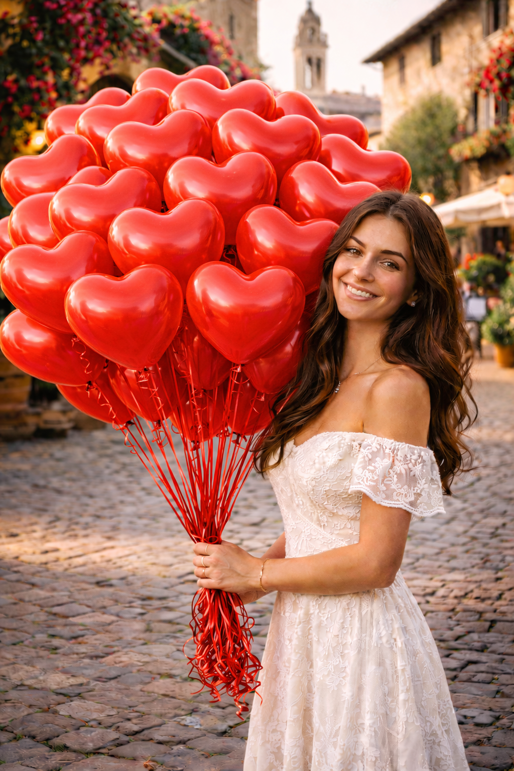 11" Red Heart Latex Balloons – 12,24 or 50 Count (INFLATED ONLY) PICKUP ONLY