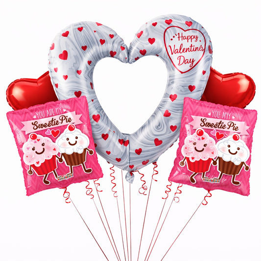 Donut Heart Valentines Bouquet 5pcs Pickup Only