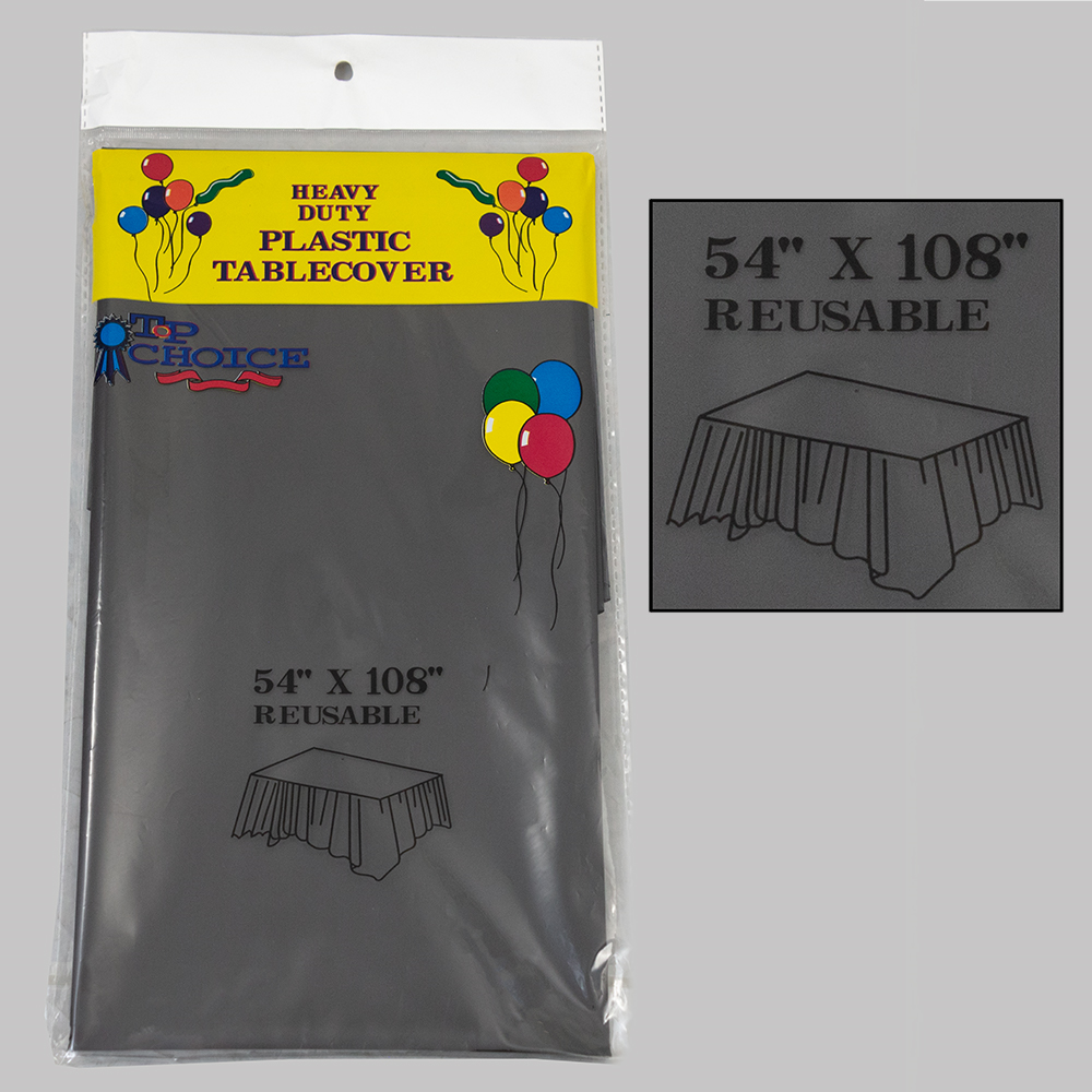 Rectangular Plastic Tablecover Heavy Duty