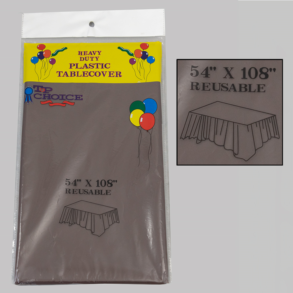 Rectangular Plastic Tablecover Heavy Duty