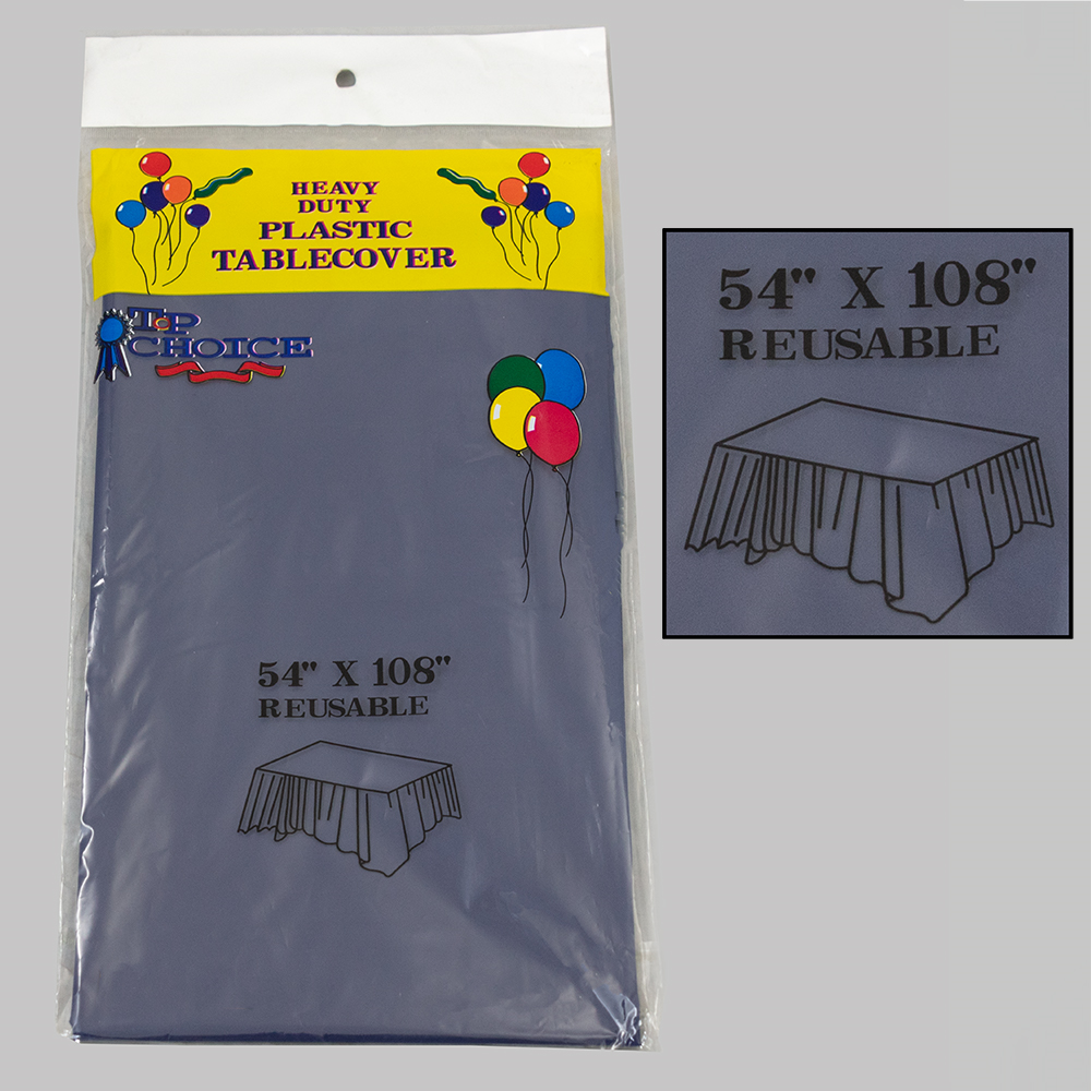Rectangular Plastic Tablecover Heavy Duty