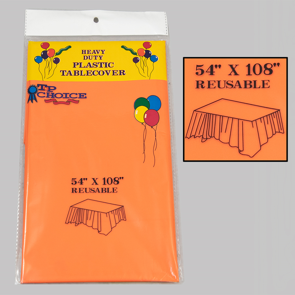Rectangular Plastic Tablecover Heavy Duty