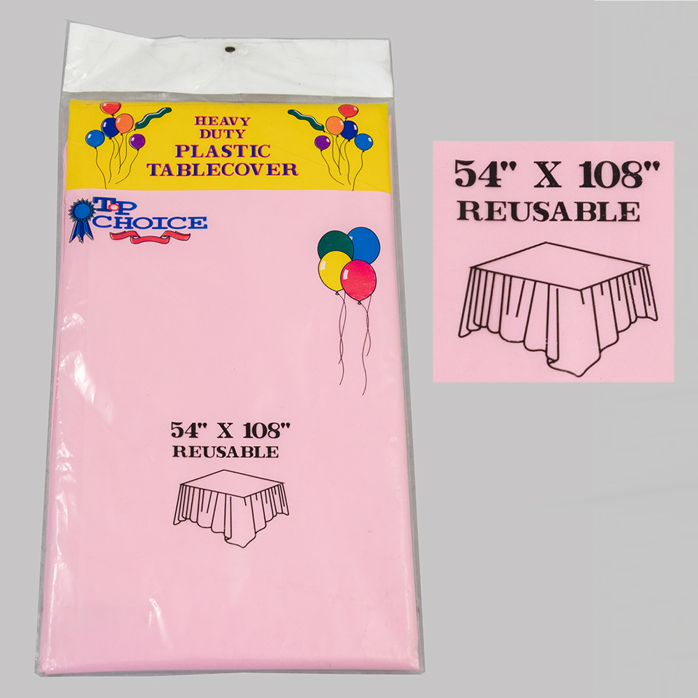 Rectangular Plastic Tablecover Heavy Duty