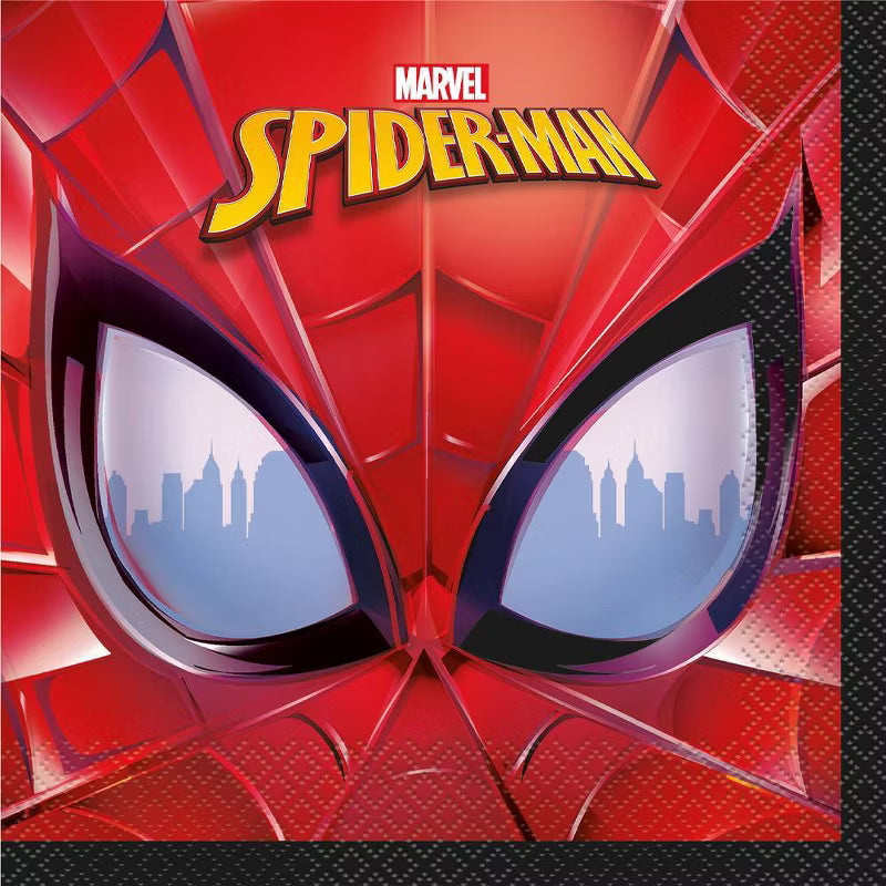 Spiderman 9 inch Lunch Napkins