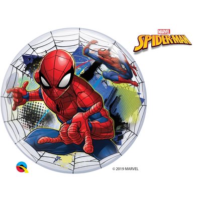 Spiderman Bubble Balloon 22"