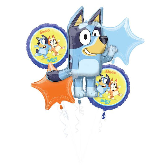 Bluey Balloon Bouquet 5pcs Available Inflated For Local Pickup