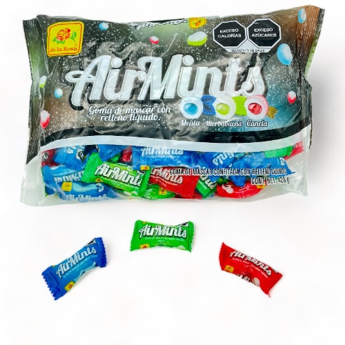 De La Rosa Air Mints Chicles Mexicanos Bubble Gum