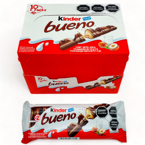 Kinder Bueno Chocolate Bars 10ct