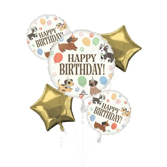 Pawsome Balloon Bouquet 5pcs Available Inflated For Local Pickup