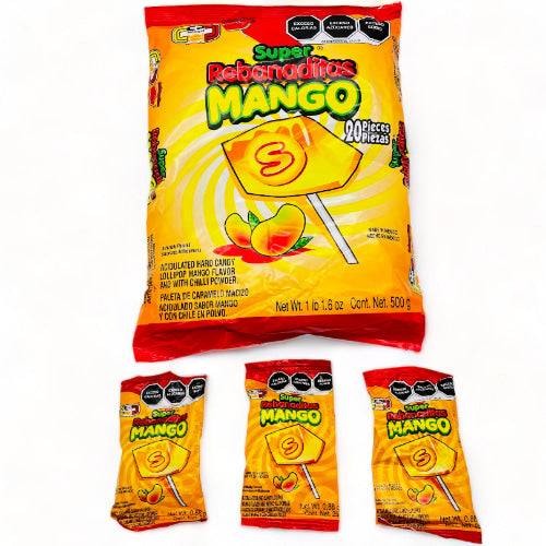 Super Rebanaditas Mango 20pz