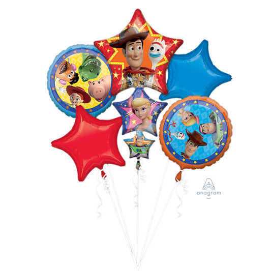 Toy Story Balloon Bouquet 5pcs Available Inflated For Local Pickup