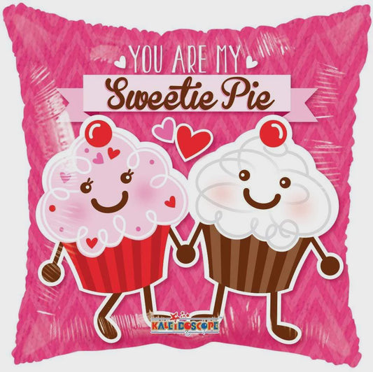 You are my sweetie pie 18" foil balloon